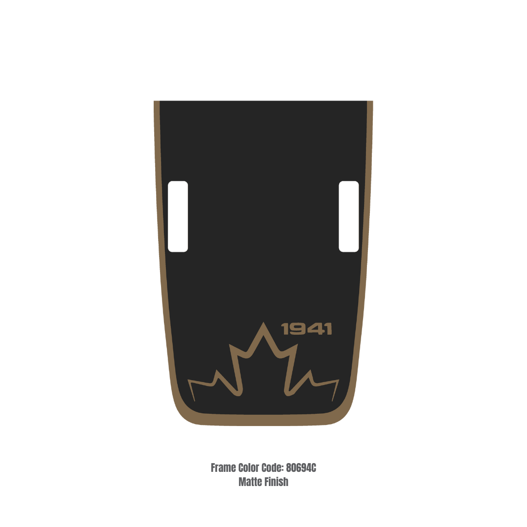 CARCODE Hood Decal Sticker – CANADA 1941 Style Kit – for JL/JLU/JT/4XE Rubicon Hood – Made in Canada - 4X4 WAVERS
