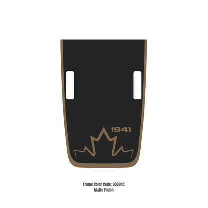 CARCODE Hood Decal Sticker – CANADA 1941 Style Kit – for JL/JLU/JT/4XE Rubicon Hood – Made in Canada - 4X4 WAVERS
