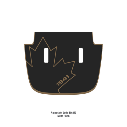 CARCODE Hood Decal/Sticker - Canada 1941 Kit - for Jeep Wrangler JL/JLU/JT/4xe Sahara/Sport/Willys - Made in Canada - 4X4 WAVERS