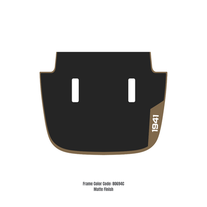 CARCODE Hood Decal/Sticker - 1941 Style Kit – for JL/JLU/JT/4XE Sahara Hood – Made in Canada - 4X4 WAVERS