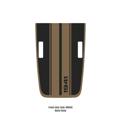Kit d'autocollants STRIPE 4x4wavers pour capot JL Rubicon – Autocollants en vinyle pour Jeep Wrangler – Fabriqué au Canada