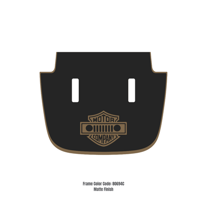 CARCODE Hood Decal/Sticker - Motor Company Style Kit – for JL/JLU/JT/4XE Sahara Hood – Made in Canada - 4X4 WAVERS