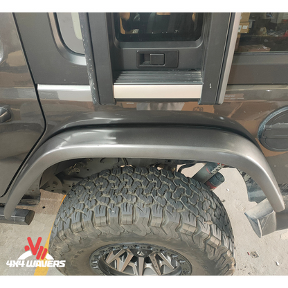 4x4wavers Max Terrain Front High Fender Flares with LED day light and signal light - 4X4 WAVERS