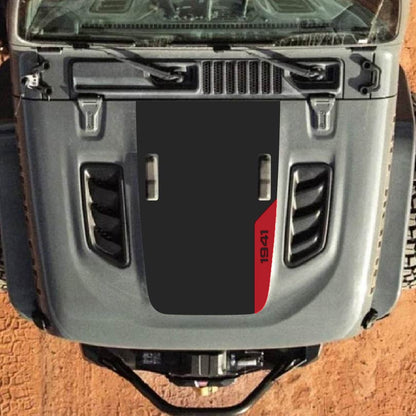 Hood Decal for Jeep Wrangler JL JLU Gladiator JT Rubicon Hood 2018+ Style #21