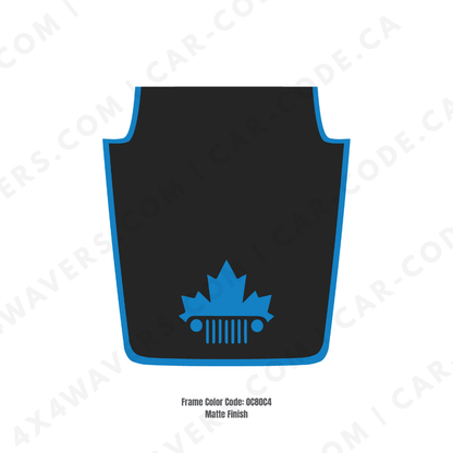 4x4wavers Decal Sticker Kit for JK Hood  – Vinyl Car Decals for Jeep Wrangler Models – Made in Canada - 4X4 WAVERS