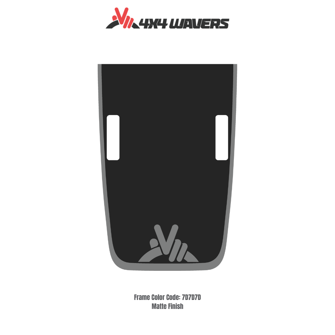 Kit d'autocollants 4x4wavers WAVE pour capot JL Rubicon – Autocollants en vinyle pour modèles Jeep Wrangler – Fabriqué au Canada