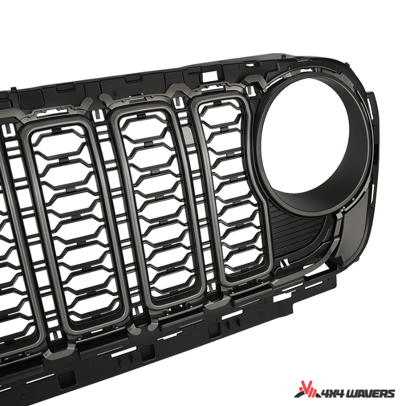 4x4wavers Grille - 2024 New Style Front Grille with Camera Hole - 4X4 WAVERS