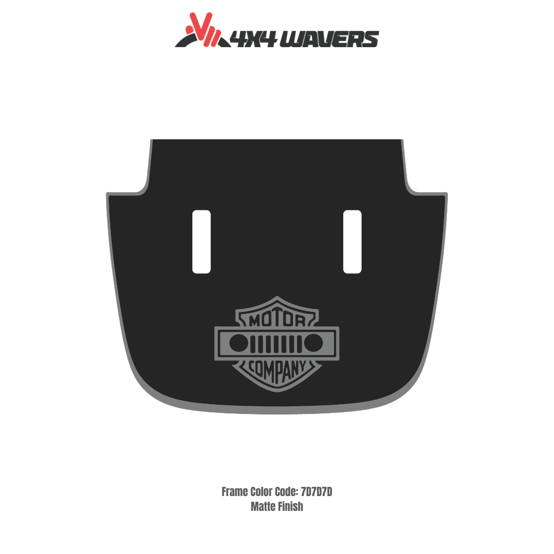 Kit d'autocollants décalcomanies 4x4wavers MOTOR COMPANY pour capot JL SAHARA – Autocollants en vinyle pour modèles Jeep Wrangler – Fabriqué au Canada