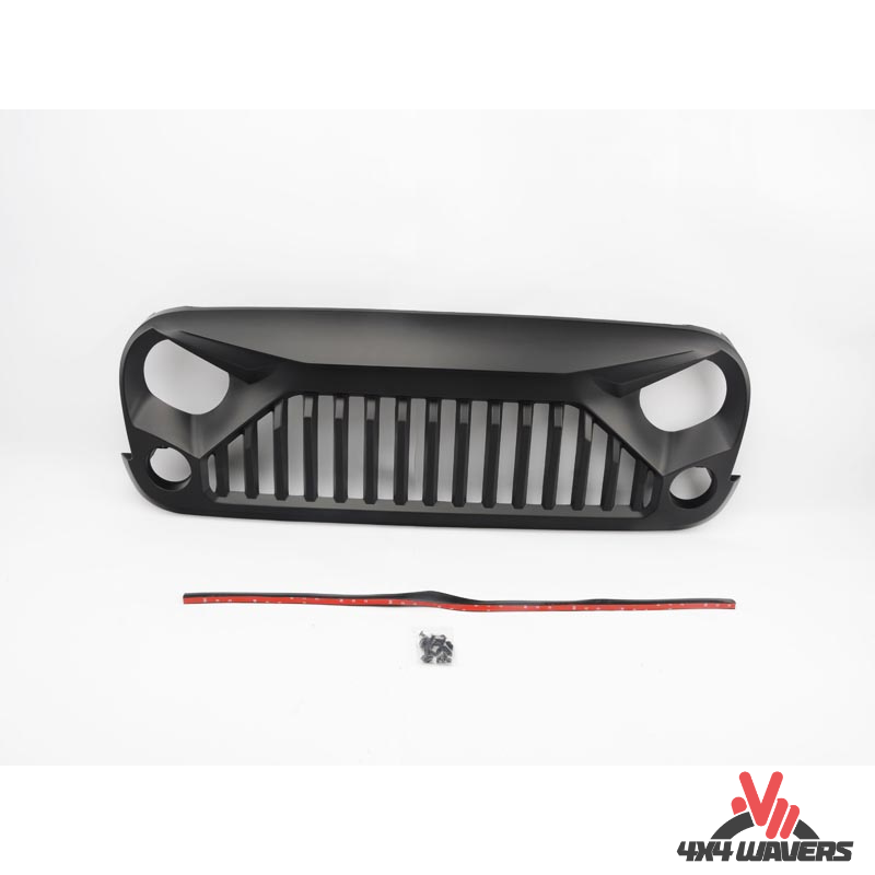 4x4wavers Grille - New Angry Style Front Grille - 4X4 WAVERS