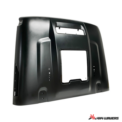 4x4wavers Hood - Capsule Style with transparent window for Engine - 4X4 WAVERS