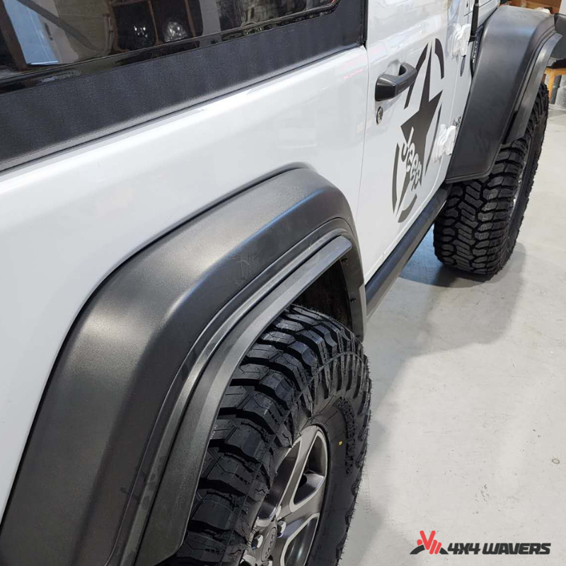 4x4wavers Fender Flares Trim Extension Protector - 4X4 WAVERS