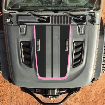 Hood Decal for Jeep Wrangler JL JLU Gladiator JT Rubicon Hood 2018+ Style #96