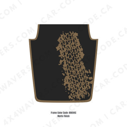 4x4wavers Decal Sticker Kit for JK Hood MUD Style – Vinyl Car Decals for Jeep Wrangler Models – Made in Canada - 4X4 WAVERS