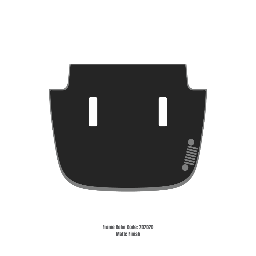 CARCODE Hood Decal/Sticker - for JL/JLU/JT/4XE Sahara Hood – Made in Canada - 4X4 WAVERS