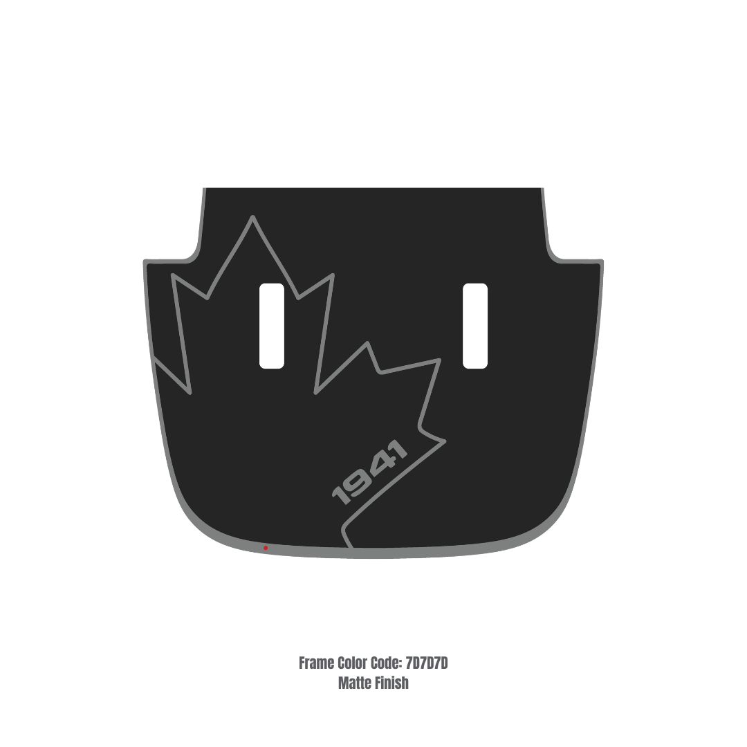 CARCODE Hood Decal/Sticker - Canada 1941 Kit - for Jeep Wrangler JL/JLU/JT/4xe Sahara/Sport/Willys - Made in Canada - 4X4 WAVERS