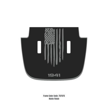CARCODE Hood Decal/Sticker - America 1941 Style Kit – for JL/JLU/JT/4XE Sahara Hood – Made in Canada - 4X4 WAVERS