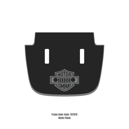 CARCODE Hood Decal/Sticker - Motor Company Style Kit – for JL/JLU/JT/4XE Sahara Hood – Made in Canada - 4X4 WAVERS