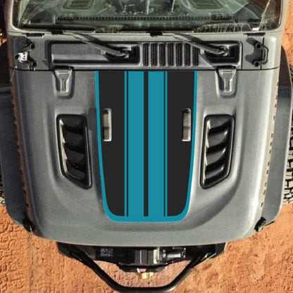 Hood Decal for Jeep Wrangler JL JLU Gladiator JT Rubicon Hood 2018+ Style #60