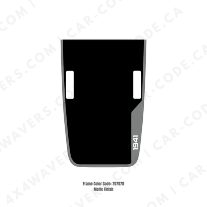 4x4wavers 1941 Decal Sticker Kit for JL Rubicon Hood – Vinyl Car Decals for Jeep Wrangler Models – Made in Canada - 4X4 WAVERS