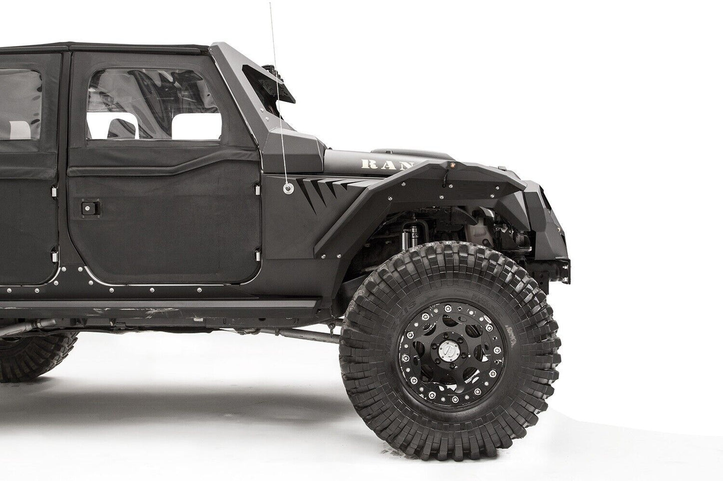 4X4WAVERS Front & Rear Metal Armor Fenders Kit - Climber Style - Jeep Wrangler JL/JLU/4XE 2018+