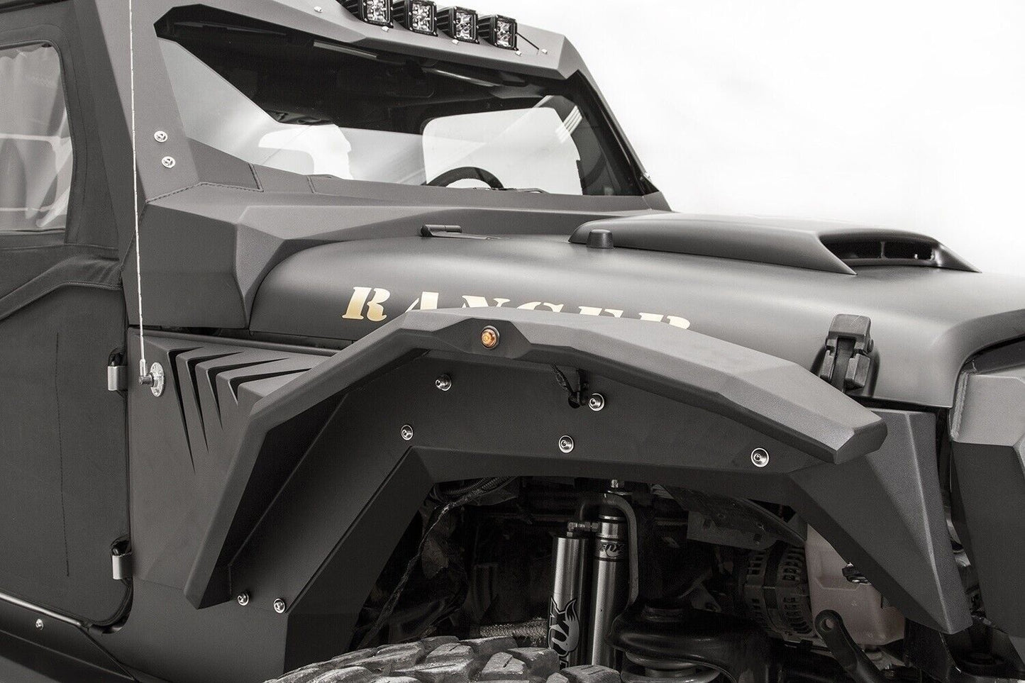 4X4WAVERS Front Metal Armor Fenders Kit - Climber Style - Jeep Wrangler JL/JLU/4XE/Gladiator-JT 2018+