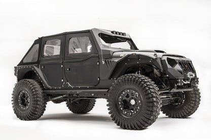 4X4WAVERS Front & Rear Metal Armor Fenders Kit - Climber Style - Jeep Wrangler JL/JLU/4XE 2018+