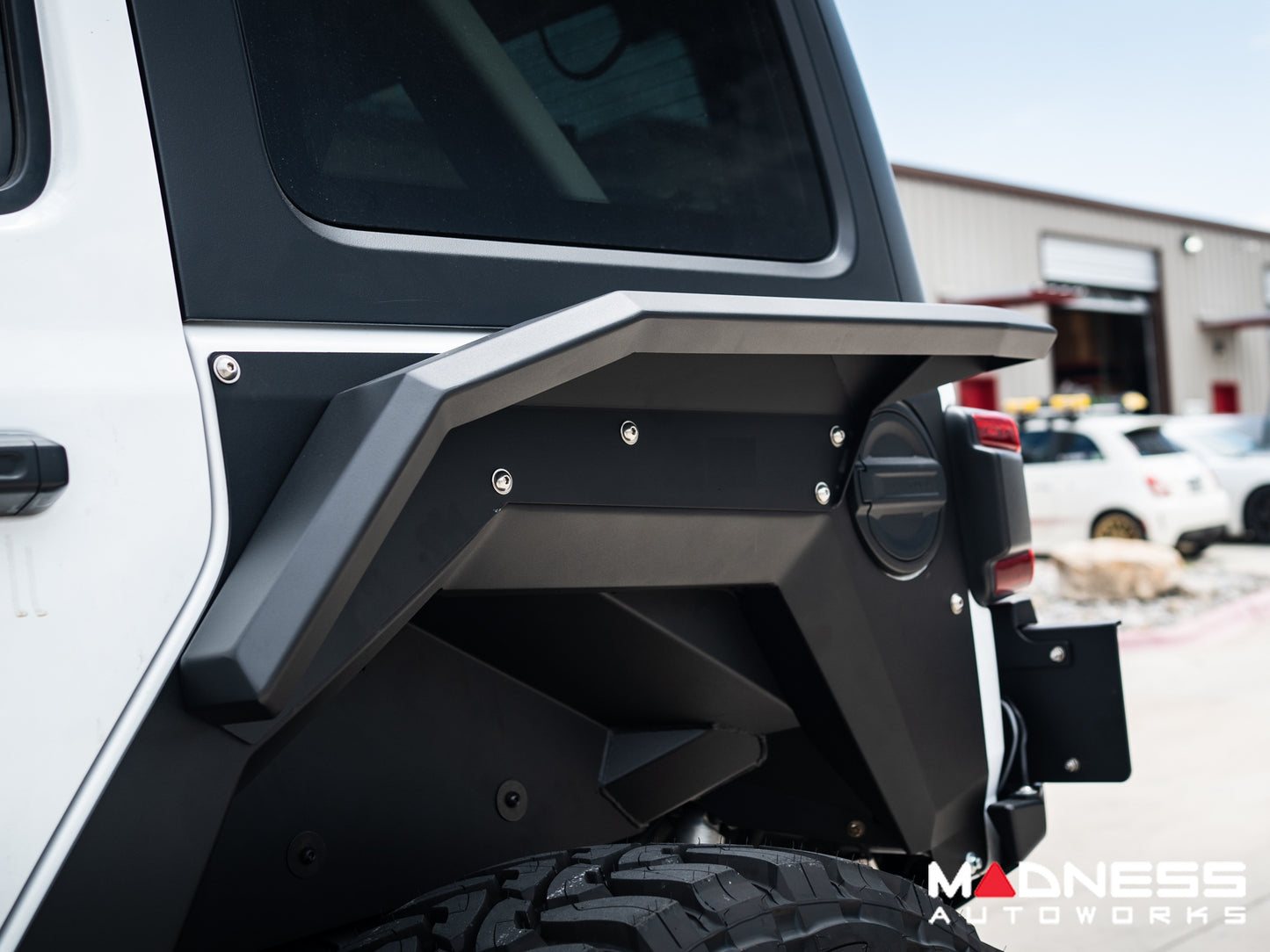 4X4WAVERS Kit d'ailes en métal arrière Armor - Style Climber - Jeep Wrangler JL/JLU/4XE 2018+