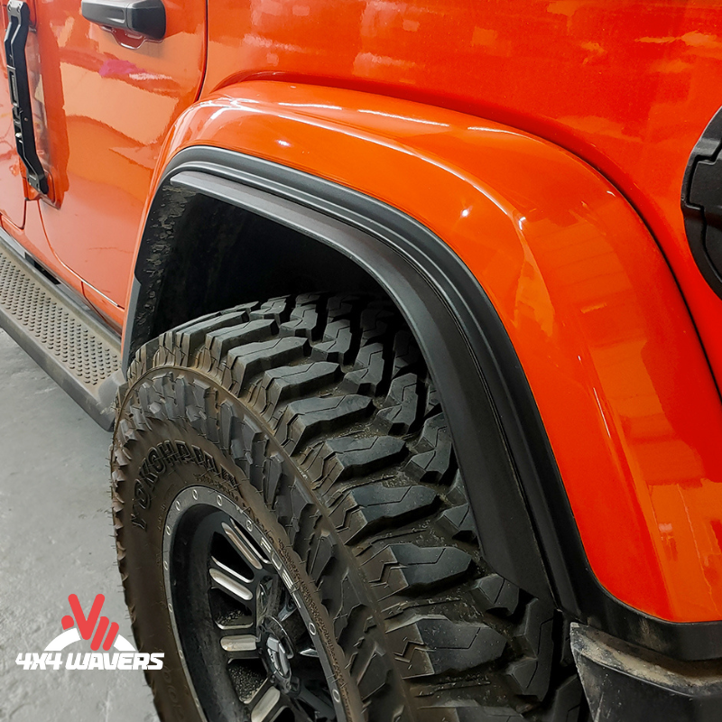 4x4wavers Fender Flares Trim Extension Protector - 4X4 WAVERS