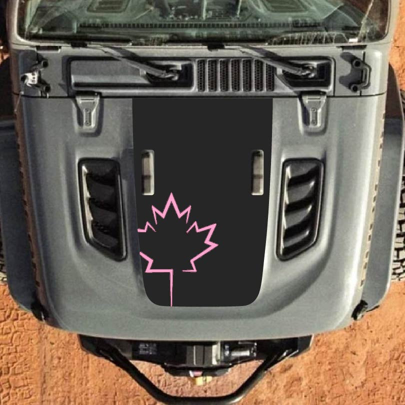 Hood Decal for Jeep Wrangler JL JLU Gladiator JT Rubicon Hood 2018+ Style #36