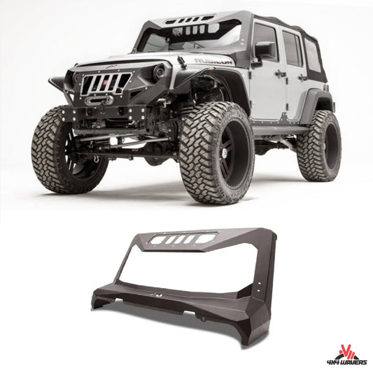 4X4WAVERS Windshield Metal Frame - Vicowl Visor Cowl Armor - Jeep Wrangler JL/JLU/Gladiator-JT 2018+