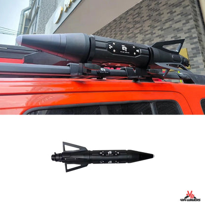 4X4WAVERS Fixed Missile Style 5L Water/Oil Tank Drum Bucket (Black Color) - 4X4 WAVERS