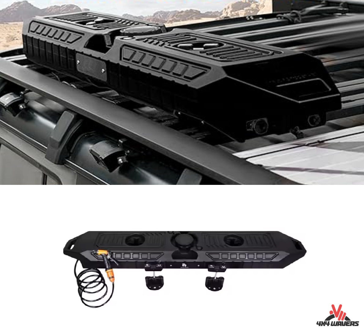 4X4WAVERS 30L Electric Pressure Shower & Outdoor Camping Water Tank (Black Color) - 4X4 WAVERS