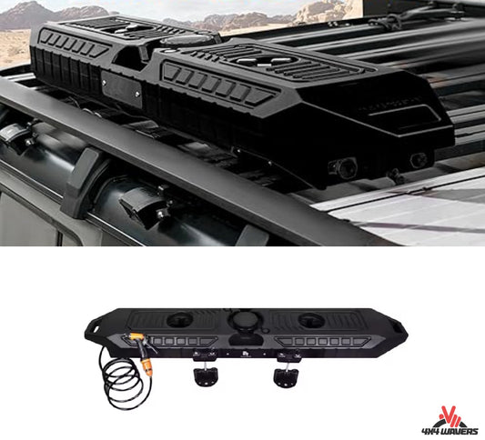 4X4WAVERS Douche à pression électrique 30L & Réservoir d'eau pour camping en plein air (Couleur noire)