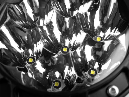 4X4WAVERS 5.5 Inch Round Offroad Lights LED Spot/Work/Driving/Fog Light (White) (Pair)