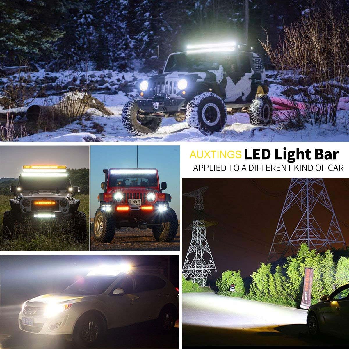 4X4Wavers 50" Slim LED Light Bar/Flood/Spot Combo Beam - 4X4 WAVERS