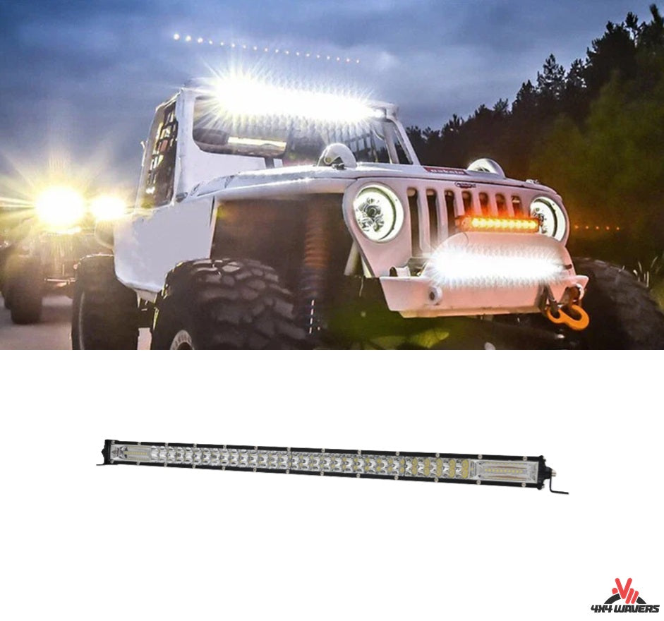 4X4Wavers 50" Slim LED Light Bar/Flood/Spot Combo Beam - 4X4 WAVERS