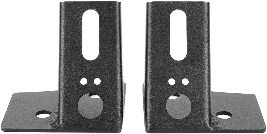 4X4WAVERS A-Pillar Windshield Hinge Mounting Brackets for Offroad Light - Jeep Wrangler JK/JKU 2007-2018 - 4X4 WAVERS