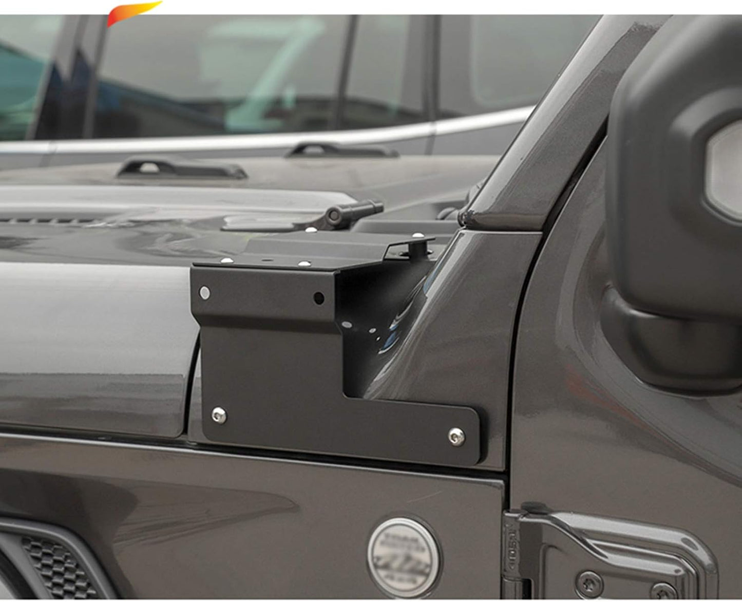 4X4WAVERS A-Pillar Offroad Light Mounting Brackets - Lower Windshield - Jeep Wrangler JL/JLU/Gladiator-JT 2018+