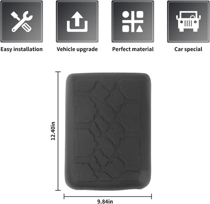 4X4Wavers Tire Tread Armrest Center Console Cover - Jeep Wrangler JL/JLU/4XE/Gladiator-JT 2018+