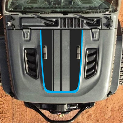 Hood Decal for Jeep Wrangler JL JLU Gladiator JT Rubicon Hood 2018+ Style #96