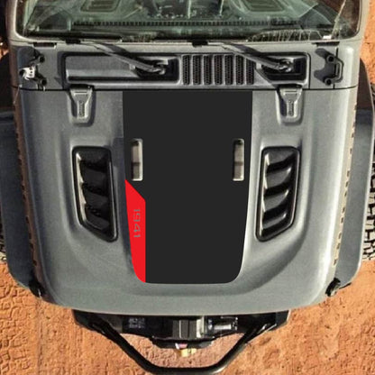 Hood Decal for Jeep Wrangler JL JLU Gladiator JT Rubicon Hood 2018+ Style #68