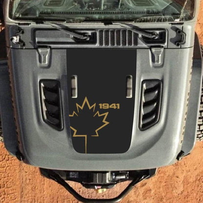 Hood Decal for Jeep Wrangler JL JLU Gladiator JT Rubicon Hood 2018+ Style #45