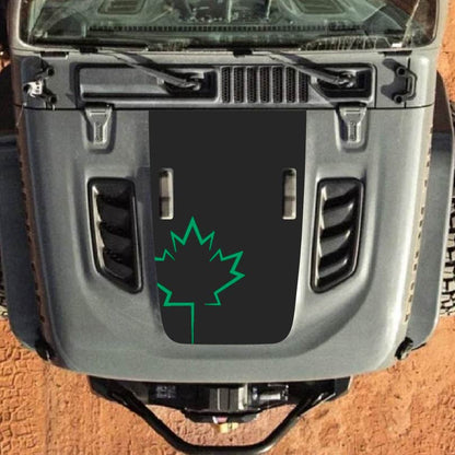Hood Decal for Jeep Wrangler JL JLU Gladiator JT Rubicon Hood 2018+ Style #36