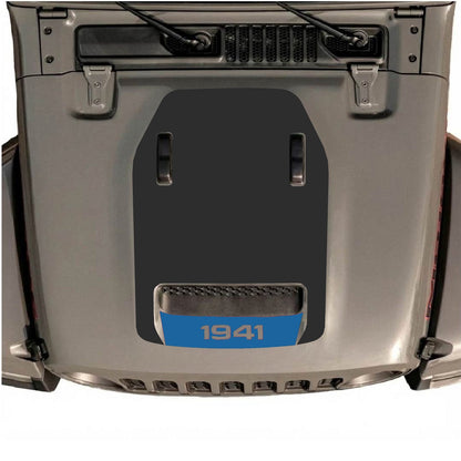 CarCode hood decal for Jeep Wrangler JL/JLU Rubicon 392 and JT Gladiator Mojave, stylish design on vehicle hood.
