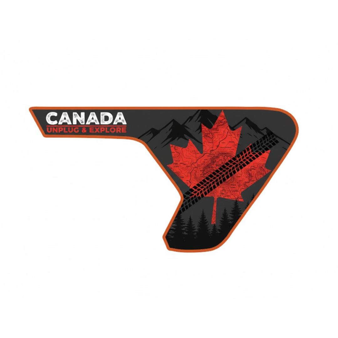 CARCODE Fender Insert Decal/Sticker - Truly Canadian Graphic Kit - For Jeep Wrangler/Gladiator JL/JLU/JT 2018+ - Premium Vinyl