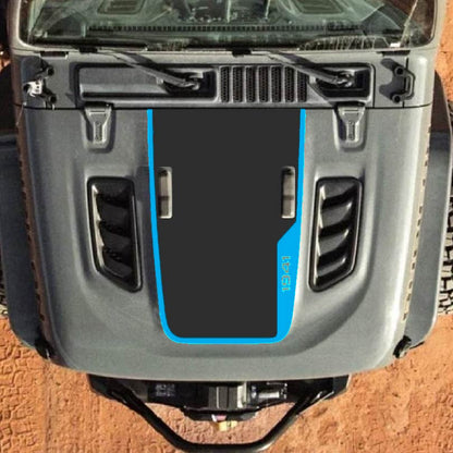 Hood Decal for Jeep Wrangler JL JLU Gladiator JT Rubicon Hood 2018+ Style #72