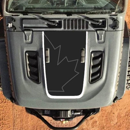 Hood Decal for Jeep Wrangler JL JLU Gladiator JT Rubicon Hood 2018+ Style #87