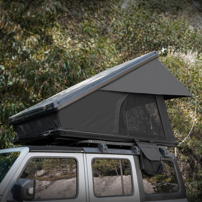 Roof Top Tent Aluminum Hardshell Rooftop Tent For Van SUV Truck Car Overland Tent Camping For 2-3 Person With Ladder