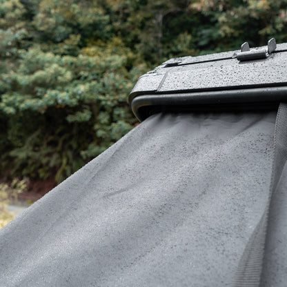 Roof Top Tent Aluminum Hardshell Rooftop Tent For Van SUV Truck Car Overland Tent Camping For 2-3 Person With Ladder