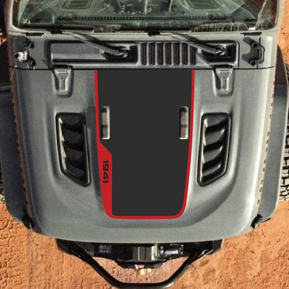 Hood Decal for Jeep Wrangler JL JLU Gladiator JT Rubicon Hood 2018+ Style #37